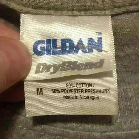 Gildan Dry Blend Unisex Motivating Morgan Peace Love Happiness Shirt - Size M - Picture 3 of 5